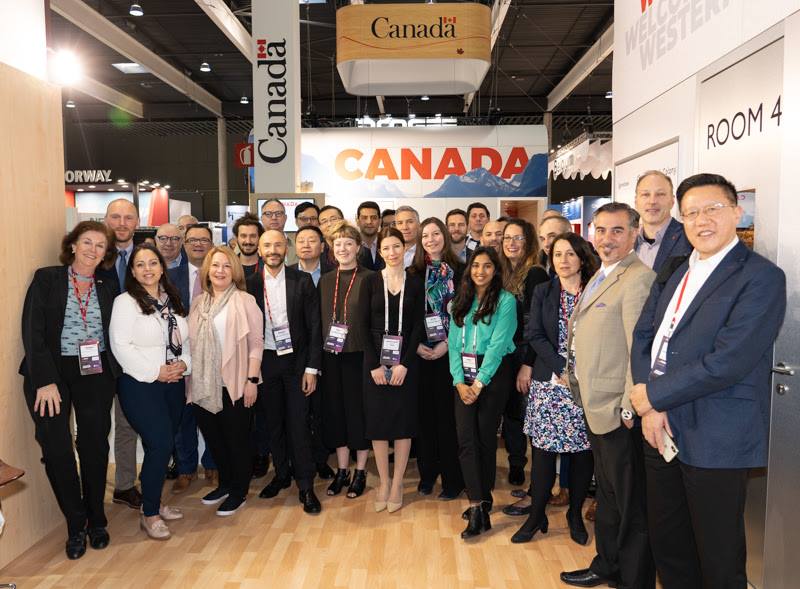 Canadian delegates of the Mobile World Congress conference trade show